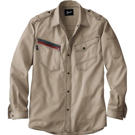 自重堂 Jawin 秋冬作業着 51704 長袖シャツ 5L