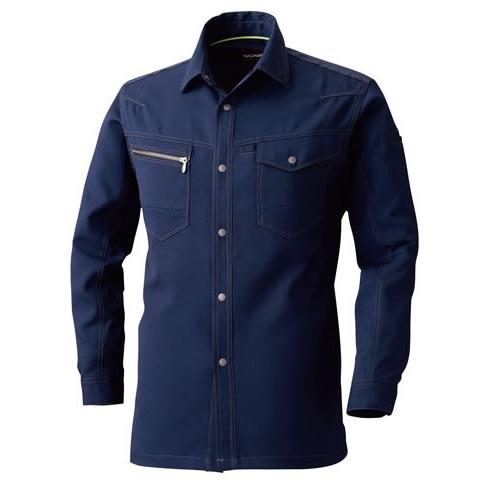 桑和SOWA 春夏作業着 965 長袖シャツ 3L