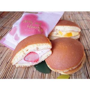 彩の福どら　送料無料　6個入り 苺1個、小倉1個、ブルーベリー1個、カフェオレ1個　抹茶1個　マンゴー1個