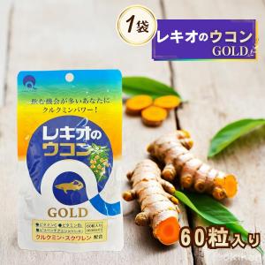 クルクミン サプリ レキオのウコンGOLD 60粒×1袋 パウチタイプ
