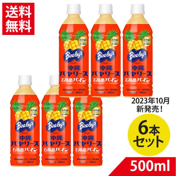 沖縄バヤリース 石垣島パイン 500ml × 6本