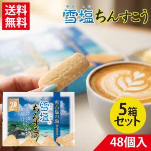 雪塩ちんすこう 48個入×5箱セット 送料無料の商品画像