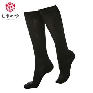 【話題】光電子R着圧ソックス【ブラック】 段階着圧 引き締め 美脚 すっきり むくみ 快適 ハイソッ...