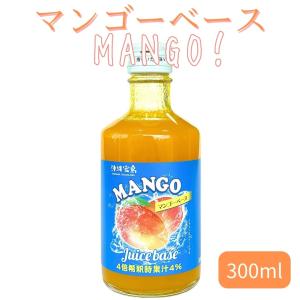 マンゴーシロップ マンゴーベース 300ml 沖縄宝島 希釈シロップ マンゴー シロップ マンゴーピューレ かき氷 カキ氷シロップ