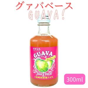 グアバシロップ グァバーベース 300ml 沖縄宝島 希釈シロップ グアバ シロップ グァバピューレ かき氷 カキ氷シロップ