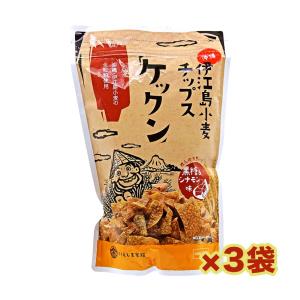 沖縄 伊江島 小麦 チップス ケックン 黒糖＆シナモン味 100g 3袋セット