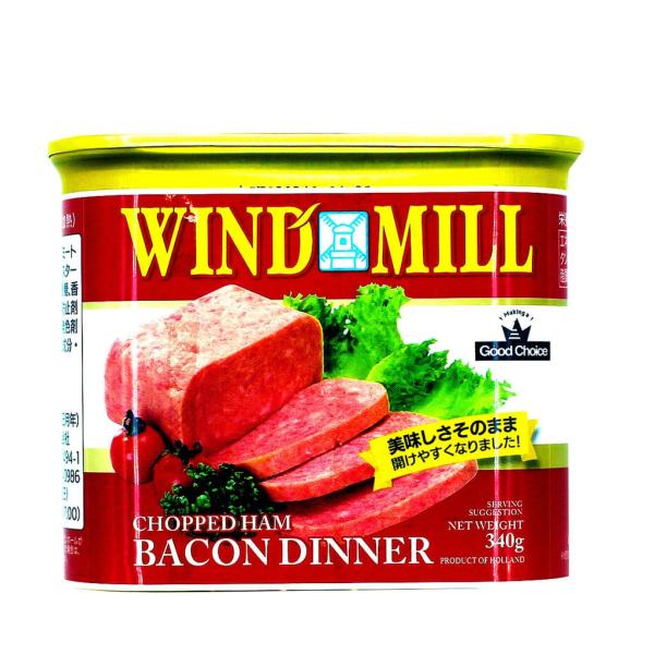 ポークランチョンミート ポーク串 WIND MILL BACON DINNER 340g