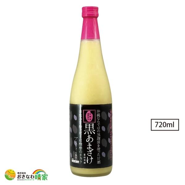 黒あまざけ 720ml (忠孝酒造 ノンアルコール 黒麹 甘酒)