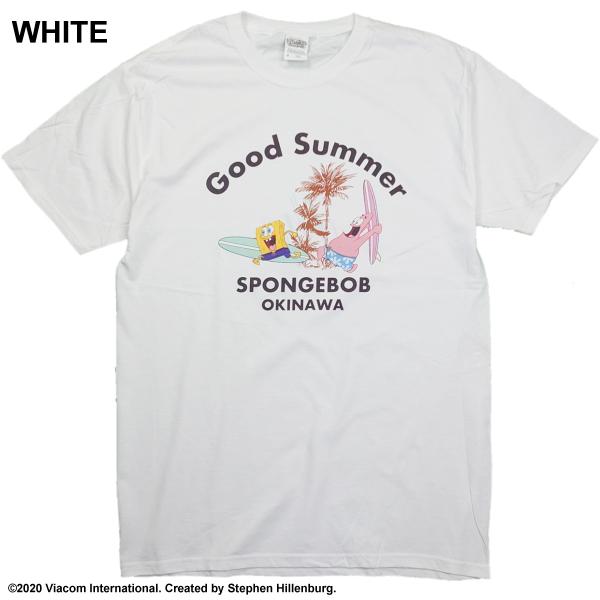 スポンジボブ Tシャツ キャラクター ティシャツ GOOD SUMMER サーフ メンズ レディース...