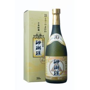 泡盛 珊瑚礁 10年古酒 10年30度 720ml  山川酒造