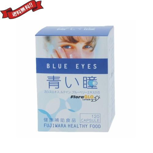 ルテイン サプリ ビルベリー フジワラ 青い瞳 BLUE EYES 120粒 送料無料