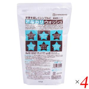 洗濯 洗濯洗剤 セスキ炭酸ソーダ 地の塩社 アルカリウォッシュ 1kg 4個セット 送料無料｜okinawangirls