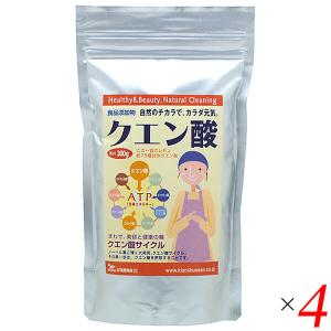 【5/26(日)限定！ポイント+10%】クエン酸 掃除 洗剤 木曽路物産 クエン酸 300g 4個セット 送料無料｜okinawangirls