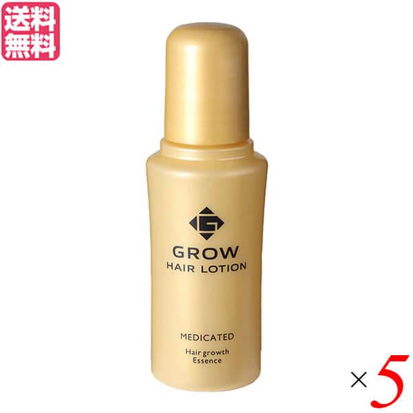 薬用育毛剤 グローヘアローション 75ml リフレ メンズ レディース 5本セット 送料無料