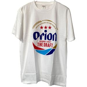 XXL Orion モックネック半袖Tシャツ ホワイト/イエロー オリオンビールTシャツ ライトイエロー orion 正規品 黄色 : Tz-ocean