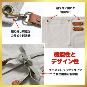 エプロン メンズ アウトドア キャンプエプロン...の詳細画像2