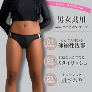 ユニセックスショーツ シースルー ラインショー...の詳細画像2