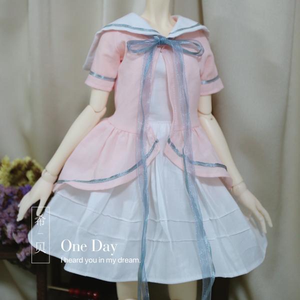 bjd 4分6分3分msd子供服セーラー服4分6分3分洋装スカートスーツ【シベワ服】