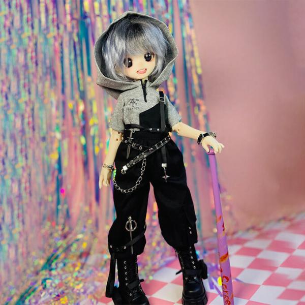 ドール服 5点セット1/4サイズドール衣装bjd1/4doll服バイク