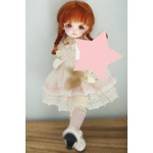 ドール用ウィッグ 人形ウィッグ 1/4/1/8サイズ BJD SD オレンジあり