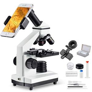 MAXLAPTER 顕微鏡 100?1000倍 移動式ステージ スライドグラス