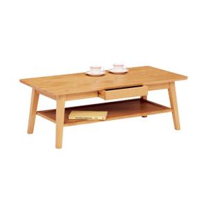 リビングテーブル センターテーブル ローテーブル 引出し 収納棚付き
