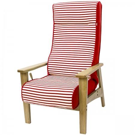 リクライニングチェア リクライナー パーソナルチェア ポケットコイル 北欧風 無段階リクライニング ...