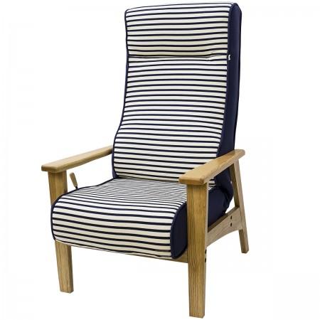 リクライニングチェア リクライナー パーソナルチェア ポケットコイル 北欧風 無段階リクライニング ...