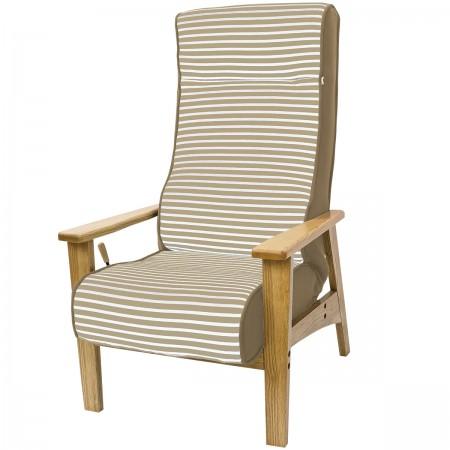 リクライニングチェア リクライナー パーソナルチェア ポケットコイル 北欧風 無段階リクライニング ...