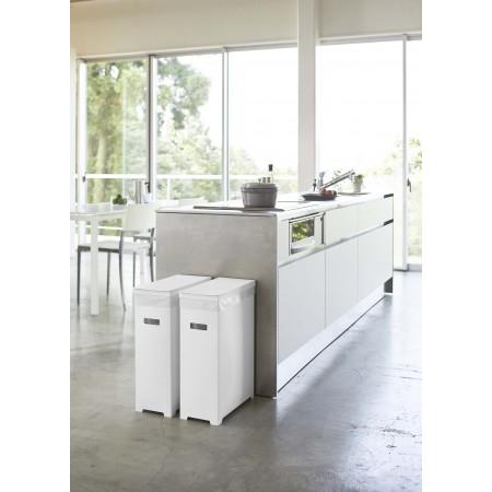 スリム蓋付きゴミ箱　２個組　タワー　５２０５　tower 山崎実業　ホワイト