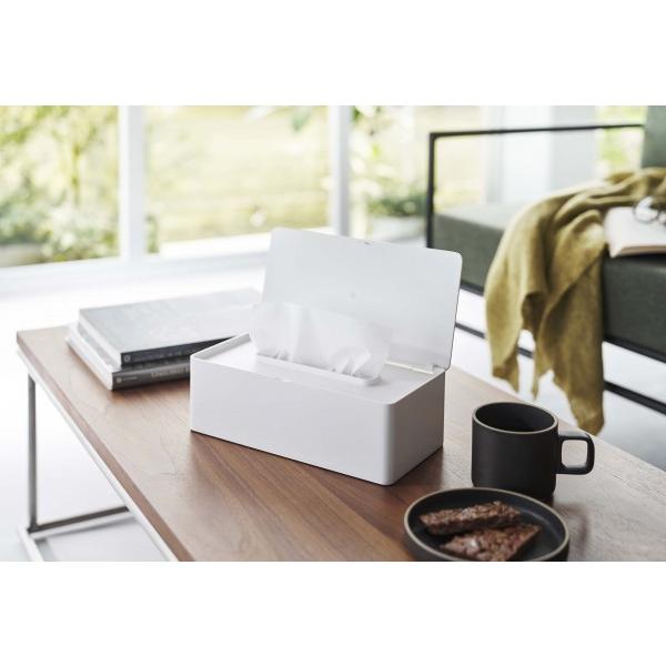 蓋付きティッシュケース　タワー　レギュラーサイズ　ホワイト　タワー　５７２０