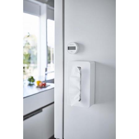 マグネットコンパクトティッシュケース　タワー　ハイタイプ　ホワイト　タワー　５８０６