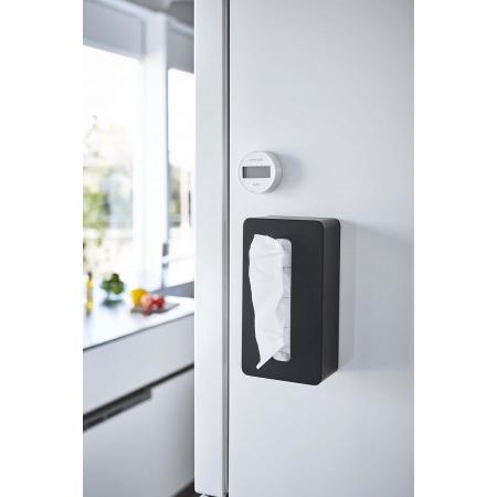 マグネットコンパクトティッシュケース　タワー　ハイタイプ　ブラック　タワー　５８０７