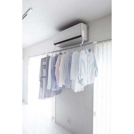 フィルムフックエアコン室内物干しポールホルダー　タワー　６３０８