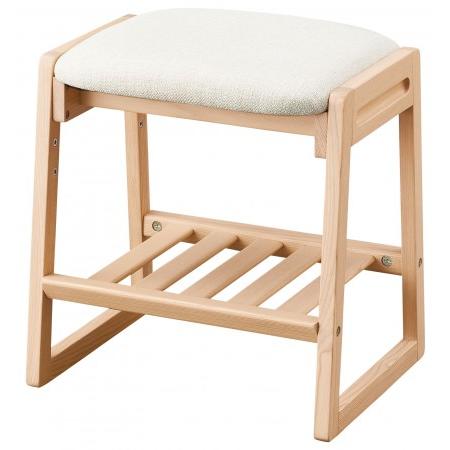 コイズミ スツール ファリス FLC-801MOIV アイボリー 小学生から高校生、社会人まで