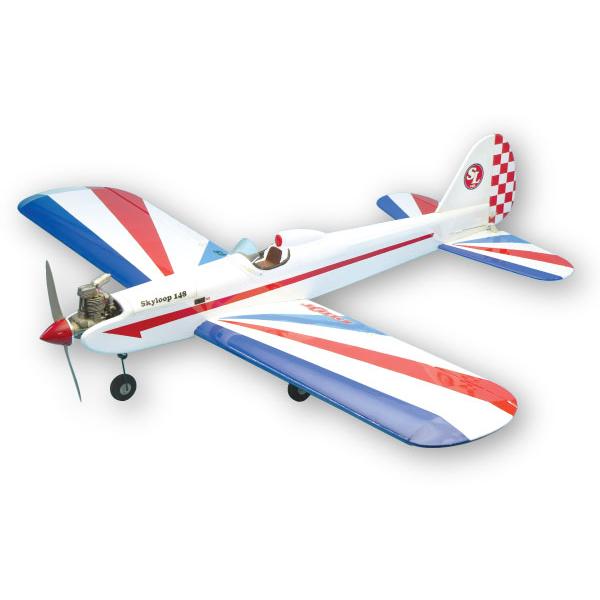 スカイループ148 青 OK模型 11354 フィルム貼り完成機 スポーツ機 PILOT ラジコン