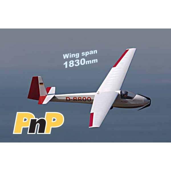 Ｋａ８Ｂ 1.8m PnP OK模型19313 サーボ搭載済完全完成機 Vpro ラジコン電動グライ...