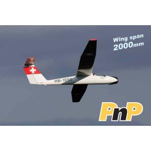 ピラタス B4-2m PnP OK模型19314 サーボ搭載済完全完成機 Vpro ラジコン電動グライダー