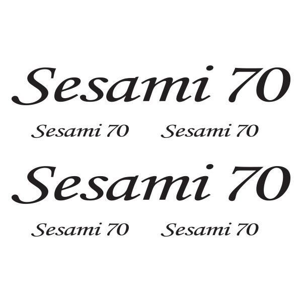 セサミ70　ステッカー（Ａ４サイズ）OK模型38030　受注生産品