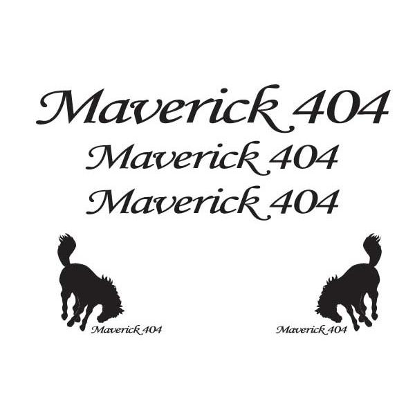 マーベリック404　ステッカー（Ａ４サイズ）OK模型38032　受注生産品