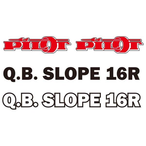 Q.B.スロープ16R　ステッカー（Ａ４サイズ）OK模型38034　受注生産品