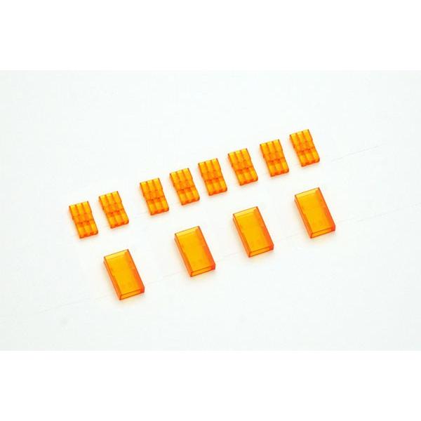 サーボコネクターハウジング オレンジ  ＯＫ模型 47898 コネクター（サーボ関連） PILOT ...