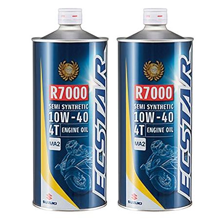 【R7000-2本セット】スズキ 純正 エクスター R7000  10W-40 1L バイク 二輪 ...