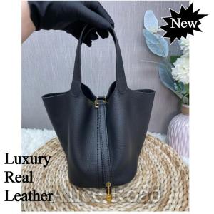 在庫限り！早い者勝ち！バッグ ハンドバッグ トートバッグ 本革 牛革 レディース ゴールド金具 キューブバッグ Mサイズ