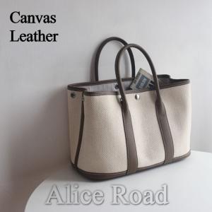バッグ トートバッグ ハンドバッグ ショルダーバッグ 2WAYバッグ キャンバス×牛革 36サイズ