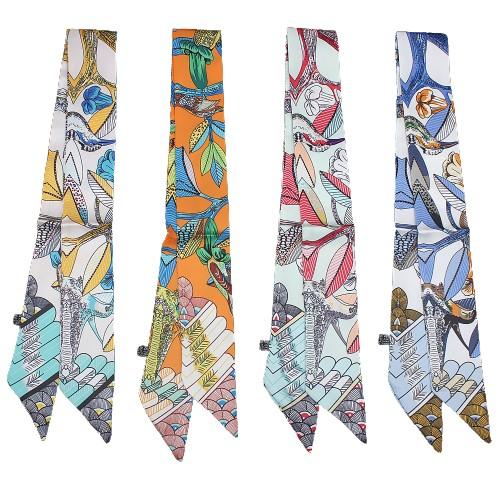 在庫限り！スカーフ リボンスカーフ バッグスカーフ リボン バンダナ 鳥