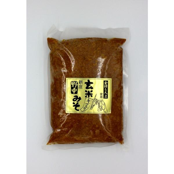 昔ながらの手作り味噌  玄米みそ  無添加 非加熱処理  １kg  農家手作り  自家栽培在来種大豆...