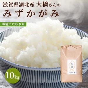 令和５年 滋賀県湖北産 大橋さんのみずかがみ 10kg 【食味最高ランク特A 4度受賞・環境こだわり米(特別栽培米)】【白米・玄米】