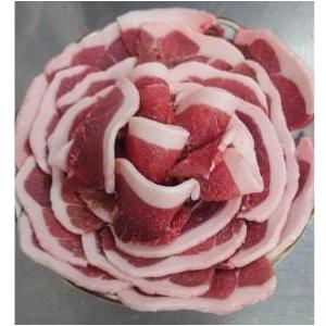 丹波亀岡　天然猪肉　セット　１Ｋ（冷凍　スライス）と片山味噌特製　ぼたん鍋用味噌　２００ｇ　1袋付き（５〜６人）