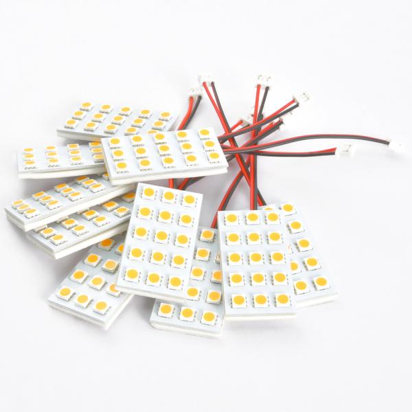 10個セット●● 24V 電球色 暖色 SMD15連 3×5 LED 基板 BA15s(G18/S2...